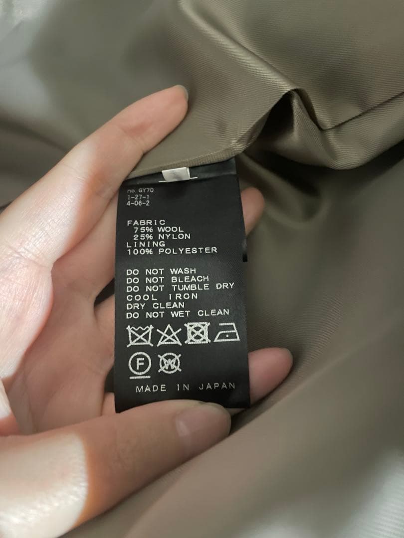 IENA×MANTECOオーバーチェスターコート