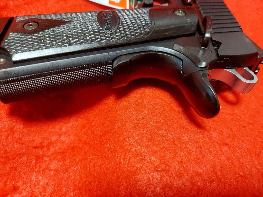 WA　SIG1911ブラックウォーター　アルタモント木製グリップ（黒）