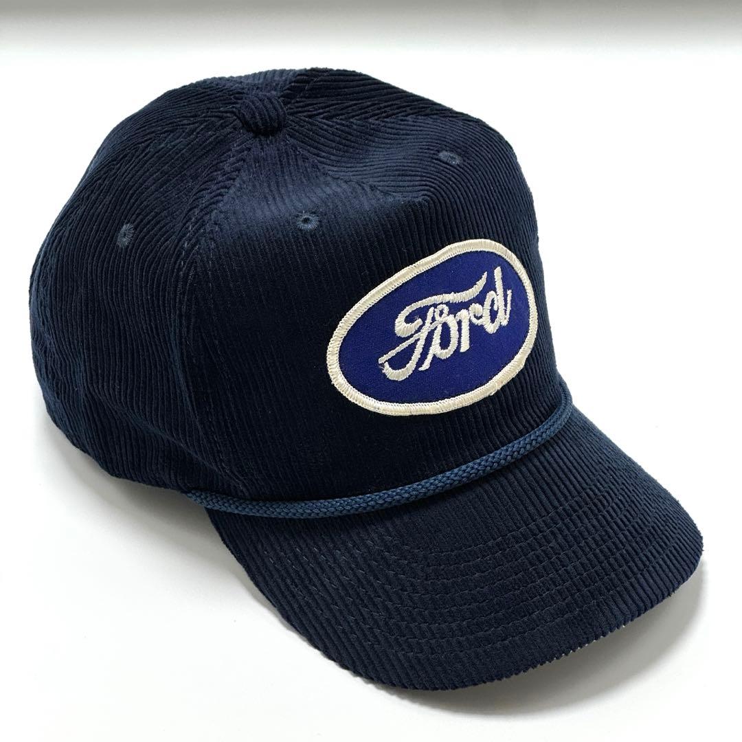 【ビンテージ】コーデュロイトラッカーキャップ　70s ford