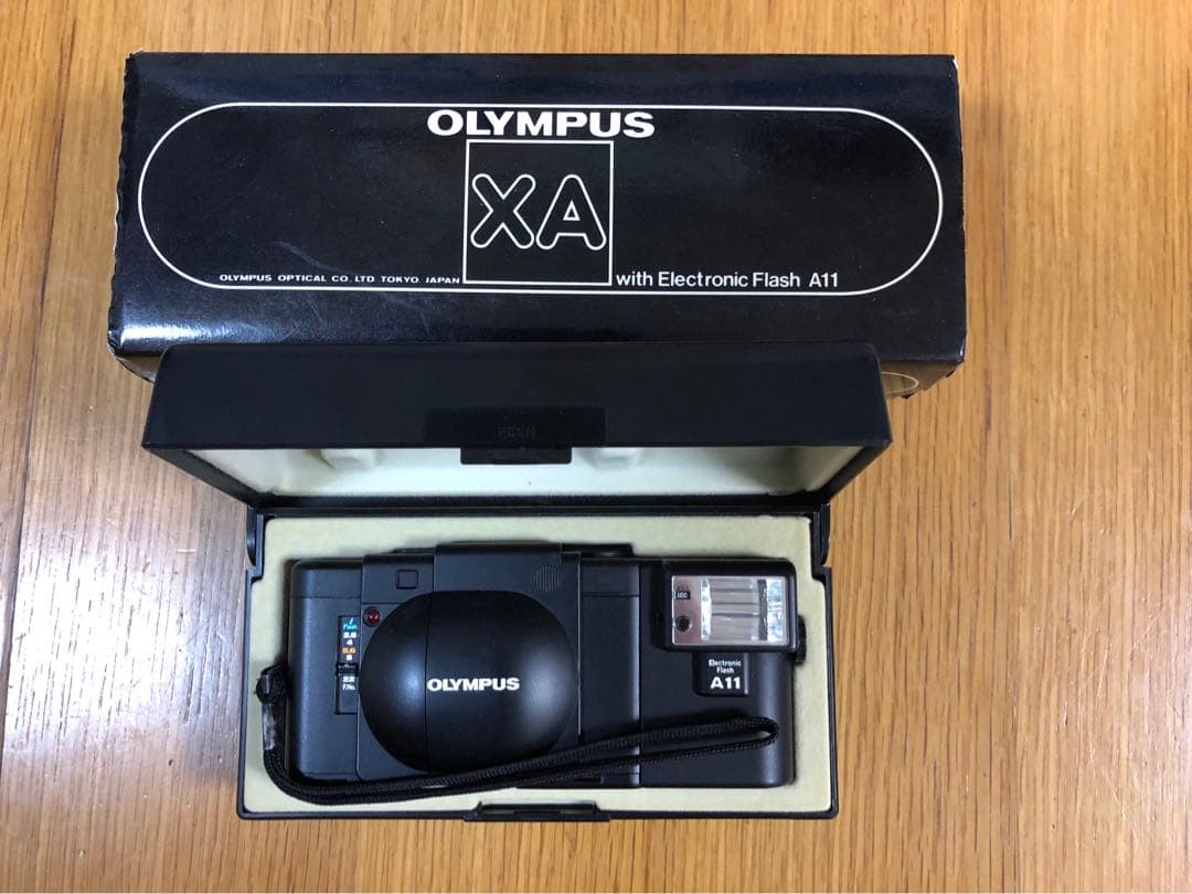 OLYMPUS XA フィルムカメラ + フラッシュA11 ジャンク扱い