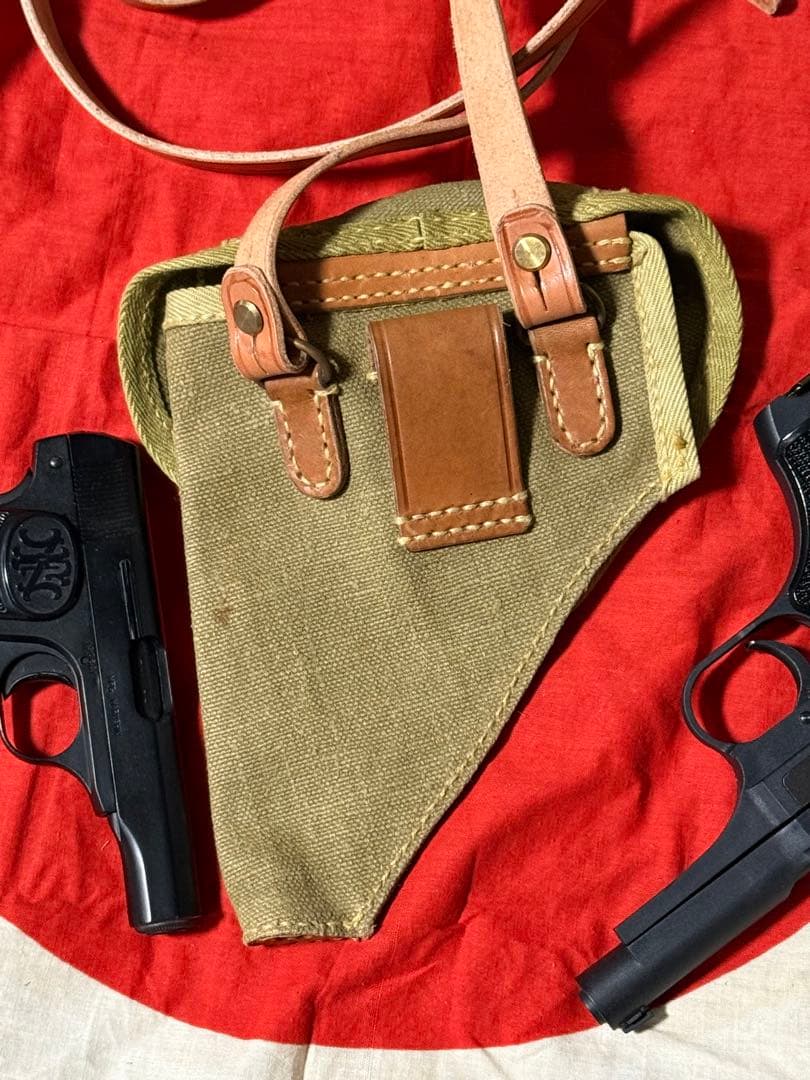 日本軍将校用　九四式自動拳銃、ブローニング M1910用 ホルスター（複製品）