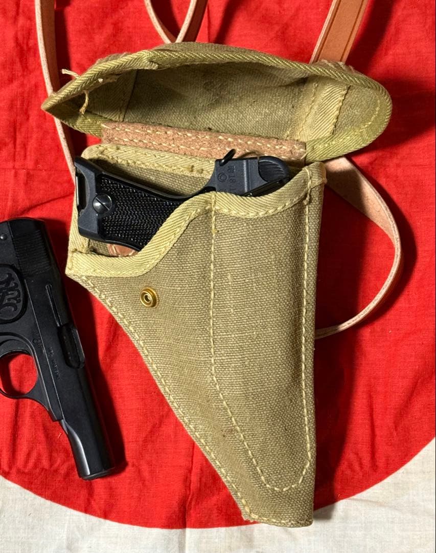 日本軍将校用　九四式自動拳銃、ブローニング M1910用 ホルスター（複製品）