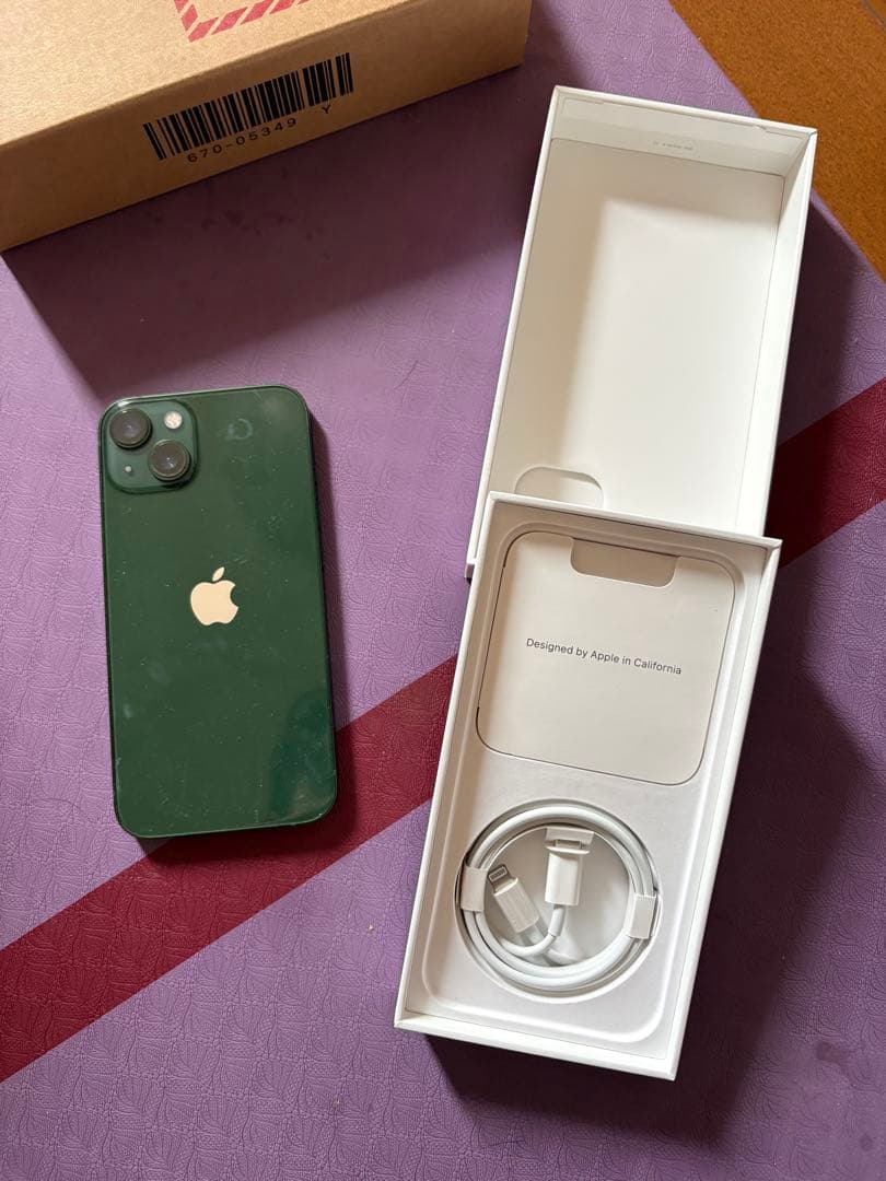 美品！　Apple iPhone 13 グリーン 本体レア色グリーン1/17終了