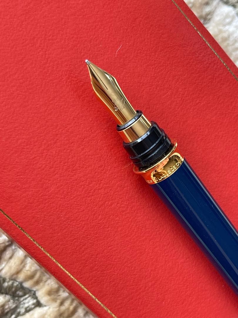 S.T.Dupont デュポン　万年筆　ボルドーカラー　Ｋ18 750