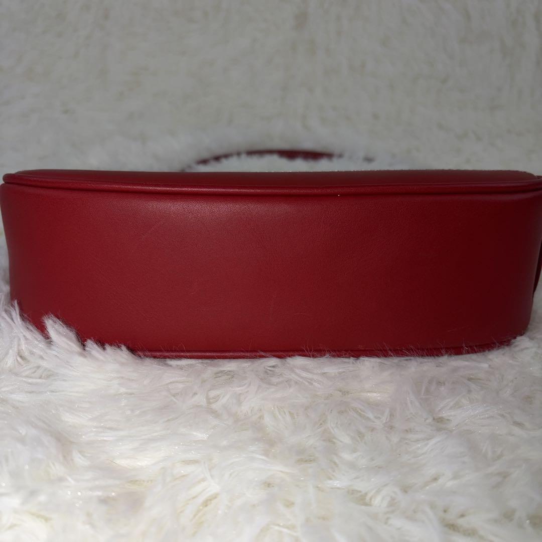 【美品】　COACH コーチレッド ワンショルダーバッグ　6094