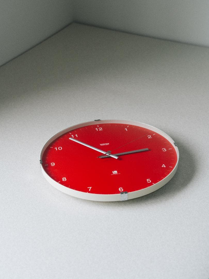 Lemnos \"North clock\" モダン 掛時計 ポップ ミニマム