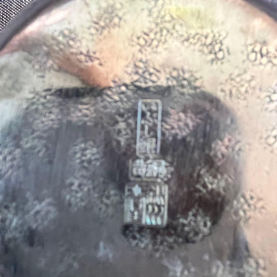 銀川堂『いぶし銀』黄銅 茶器揃 急須＆茶托10客 煎茶道具 金属工芸