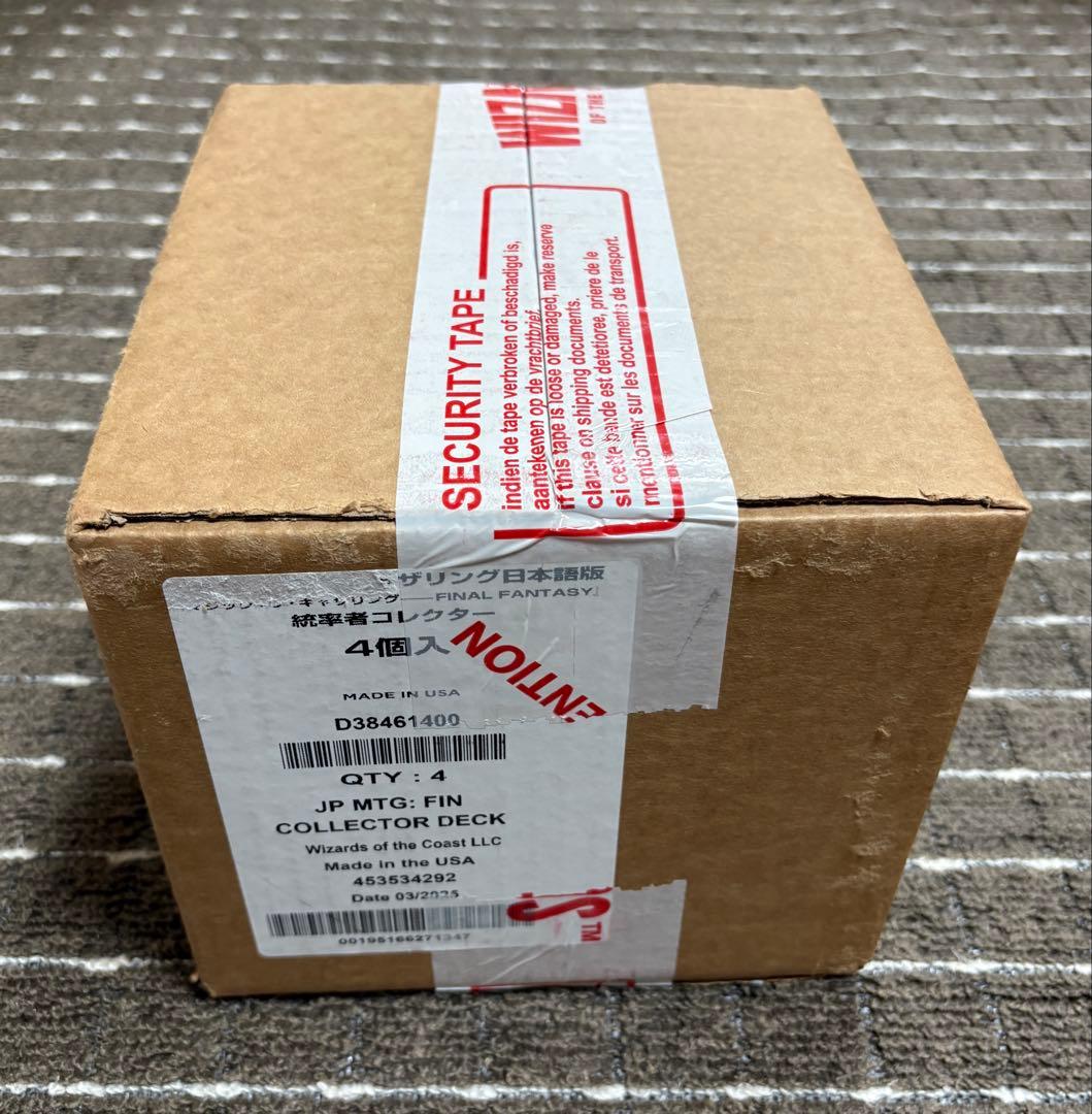 【新品未開封】MTG FF コレクター版統率者デッキ　日本語版4種セット