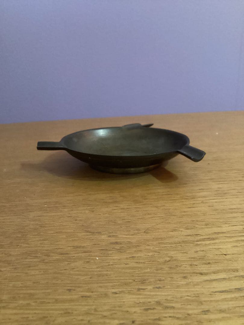 フランスアンティーク　真鍮　灰皿　飾り皿　トレー