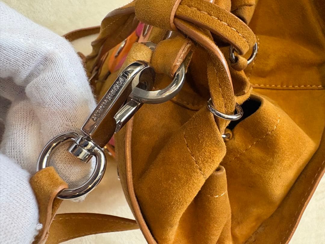 ピエールアルディPierre Hardyペニースエード 2way ハンドバッグ