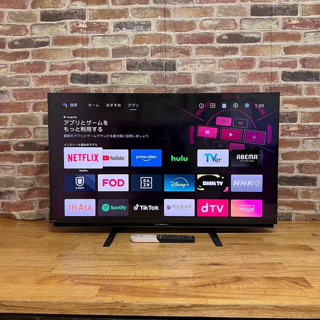 シャープ 40V型 4K 液晶テレビ Android TV 4T-C40CL1