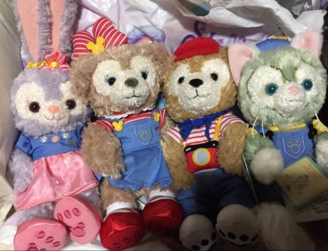 香港　上海　ディズニー　ジェラトーニ　シェリーメイ　ダッフィー　ぬいぐるみ　ss