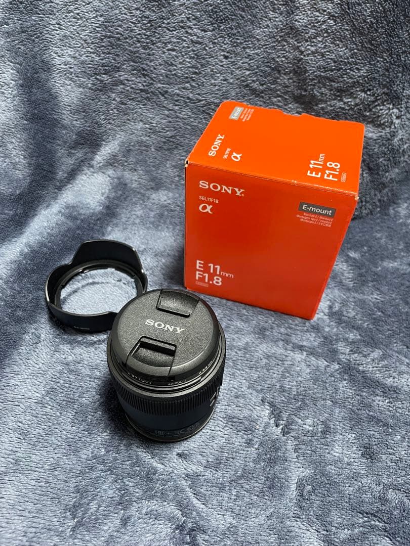 SONY E 11mm F1.8 UVレンズ付き　作例あり　今日限り