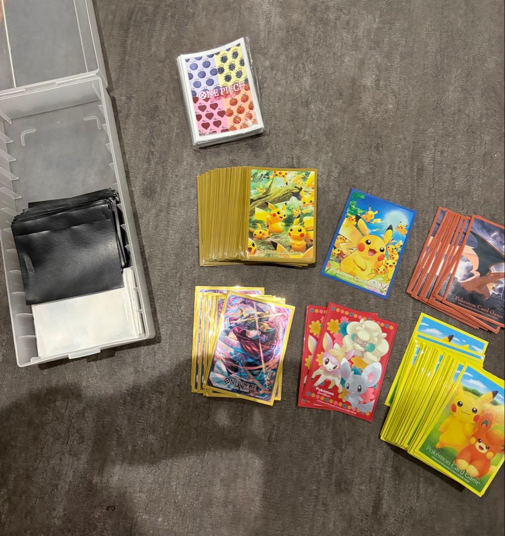【汎用】ポケモンカードゲーム引退品約2000枚まとめ売りサプライ品等おまけ付き
