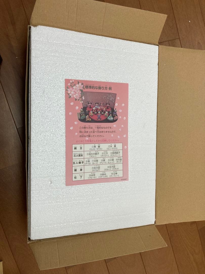 ディズニーひな人形セット　東京ディズニーリゾート雛人形　フィギュア　ひな祭り