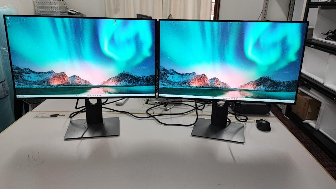 2点セット　DELL U2720Q 27インチ 4K HDR対応液晶ディスプレイ