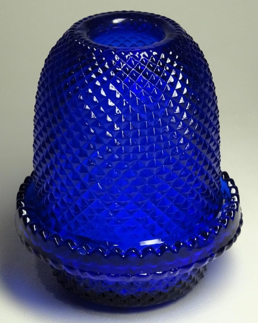 ◆アンティーク 青色フェアリーランプ◆置物 テーブルランプ