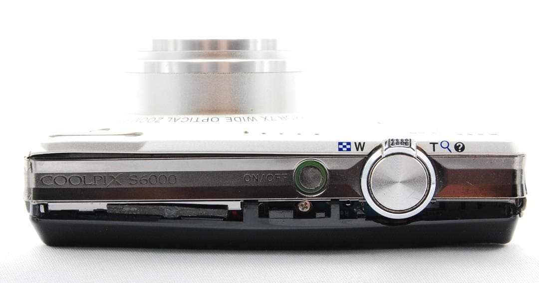 【動作確認済】Nikon CoolPix S6000一部難ありバッテリー充電器付