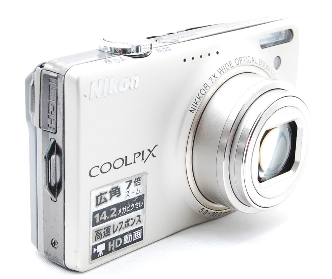 【動作確認済】Nikon CoolPix S6000一部難ありバッテリー充電器付