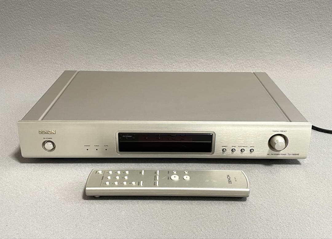 DENON デノン FM/AMステレオチューナー TU-1500AE リモコン付