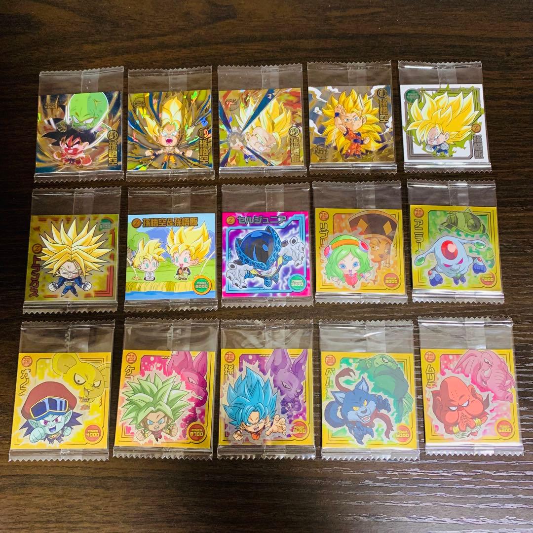 ドラゴンボール　超戦士　シール　ウエハース　W18 コンプ