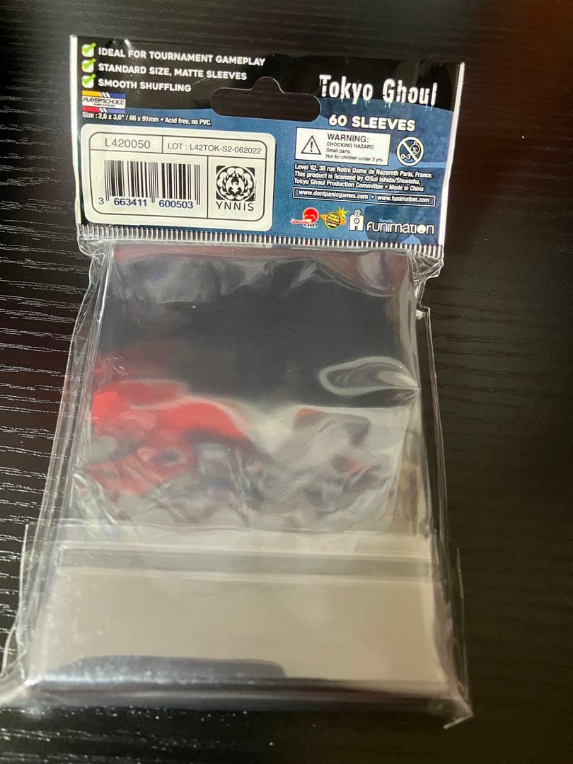 東京喰種　スリーブ60枚入り　サプライ　プロテクター　スタンダードサイズ