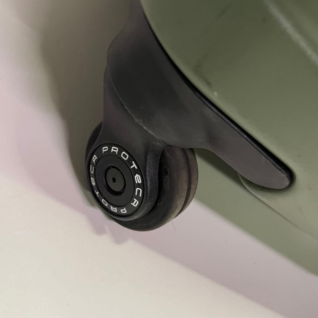 ○ PROTECA プロテカ　キャリーバッグ　ハード　グリーン系