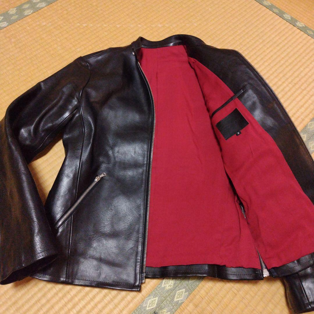 BACKLASH ブラック レザーライダースジャケット L