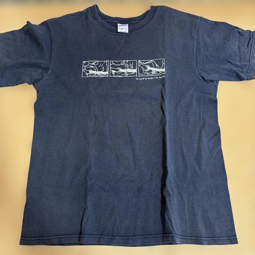 横山健theCostOf MyFreedom紺色TシャツサイズM