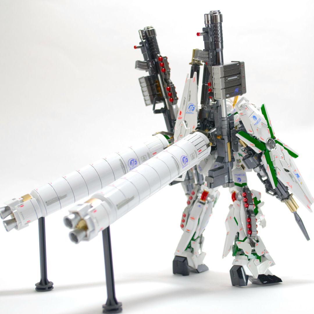 HGUC フルアーマーユニコーンガンダム 白フェネクス 塗装 完成品 バンダイ