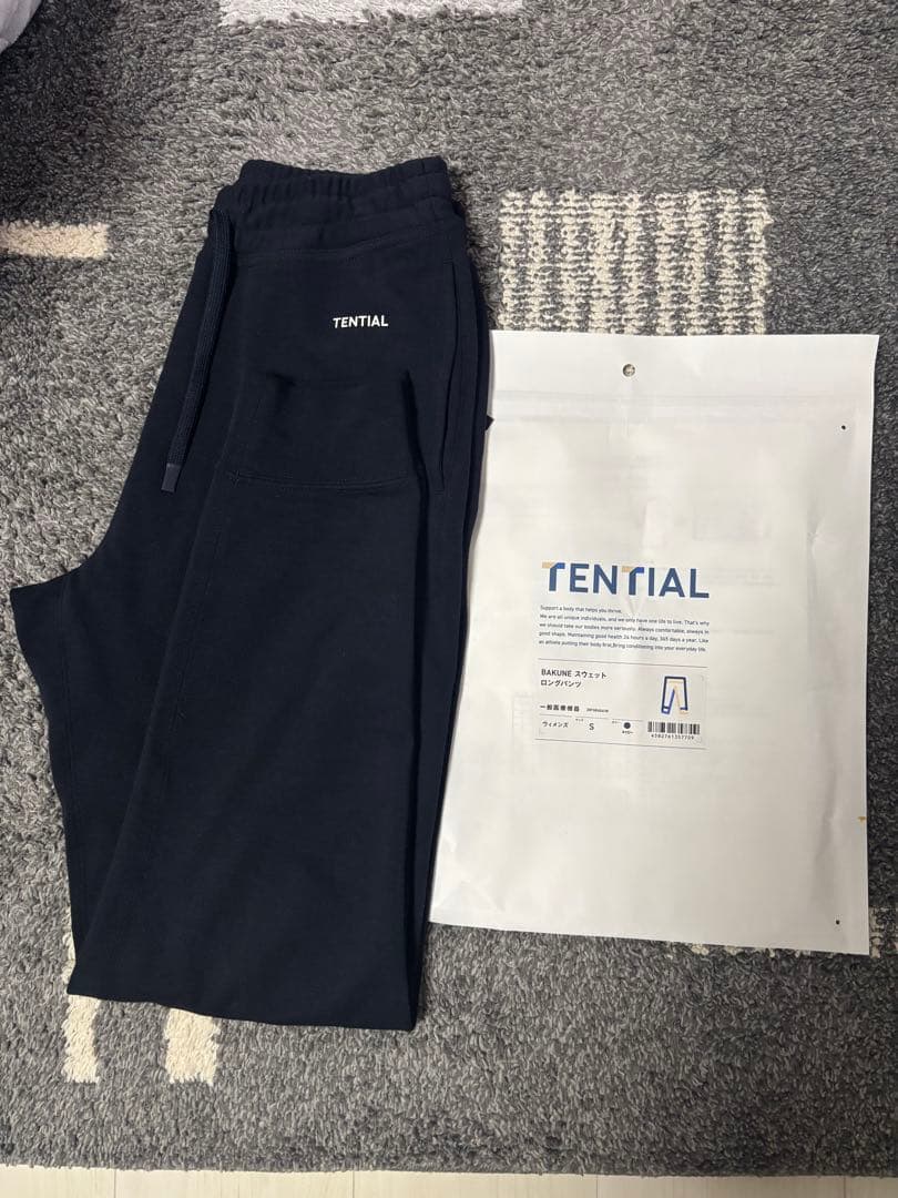 TENTIAL BAKUNE スウェットロングパンツ S ネイビー