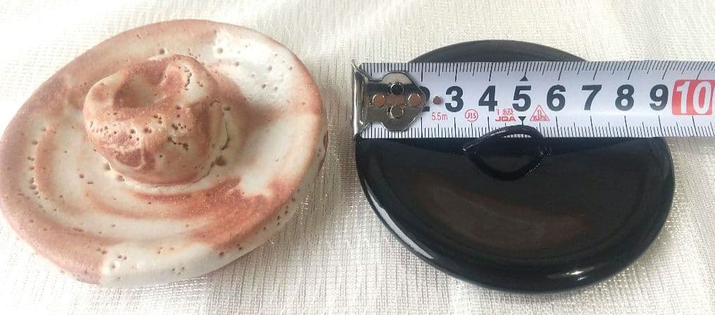 志野水指 玉置保夫作 共箱 茶道具 古美術7231-7335