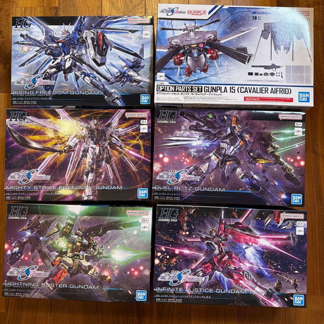 HG ガンダムSEED6点セット　未組み立て