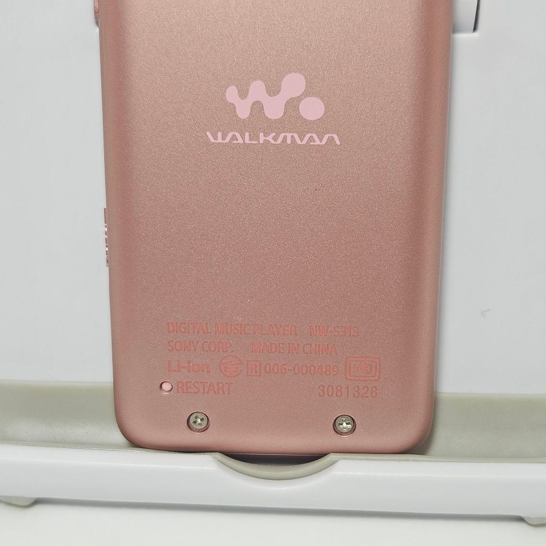 未使用に近い 極上美品 WALKMAN NW-S313 4GB ピンク 本体