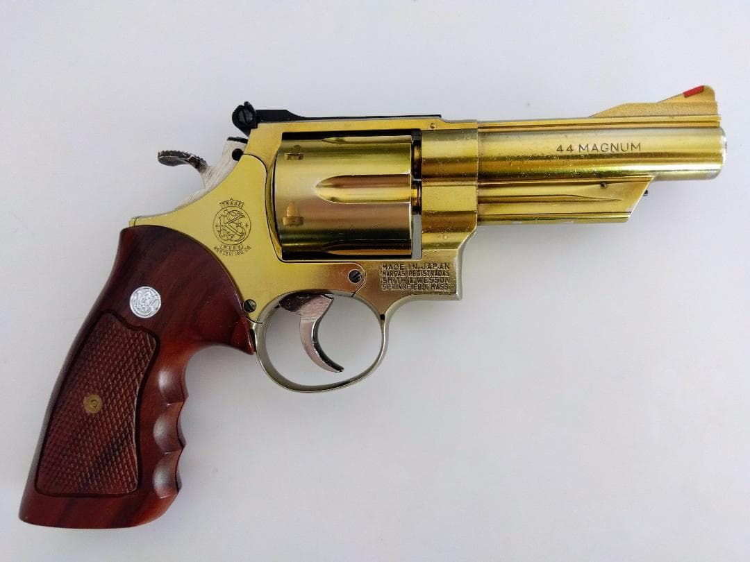 コクサイ　Smith & Wesson 　44マグナムM29　4インチ　木グリ