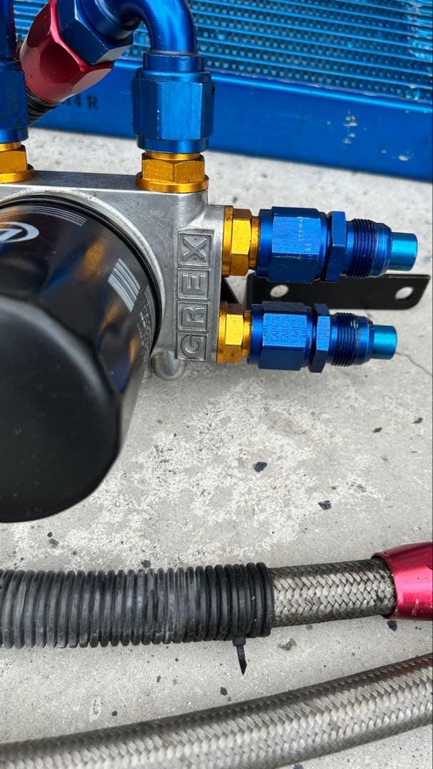 TRUSTオイルクーラー13段 jzx90 ジャンク