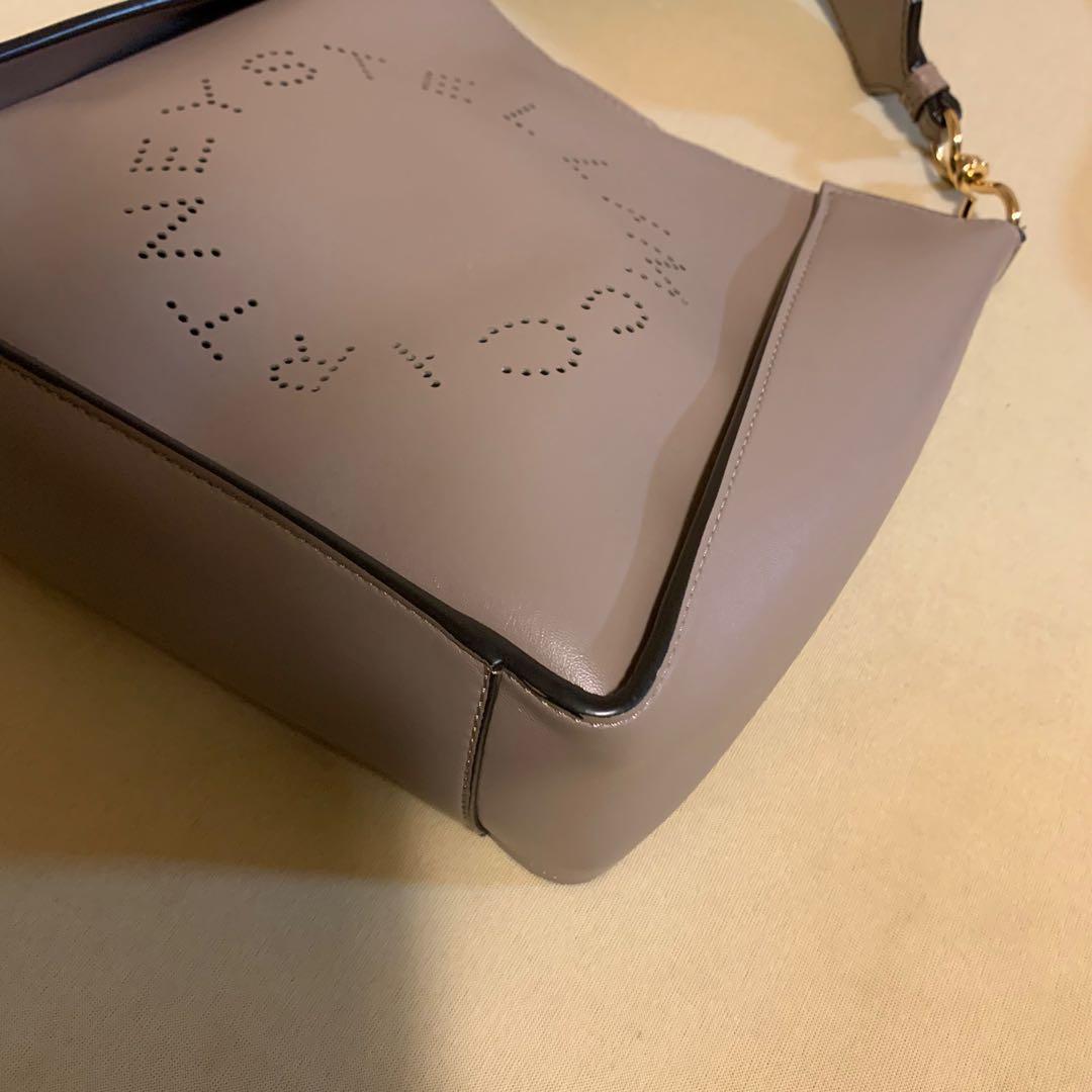 値下げ❣️美品Stella McCartney クロスボディバッグ ロゴ ベージュ