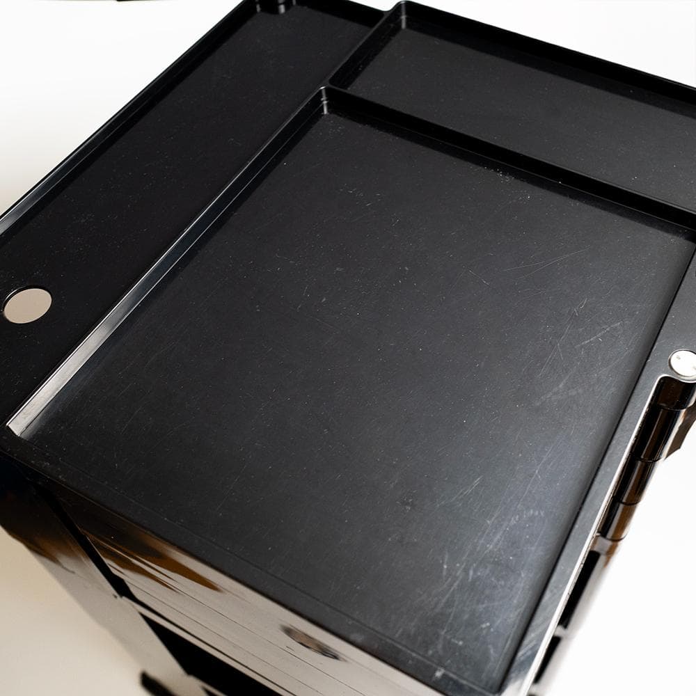 B-LINE ボビーワゴン 3段3トレイ ブラック