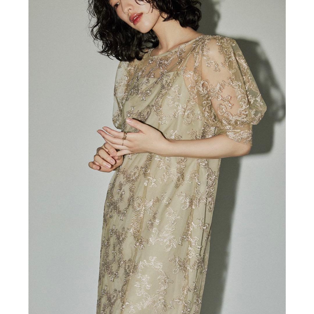 niana オリジナルペイズリーパターンドレス