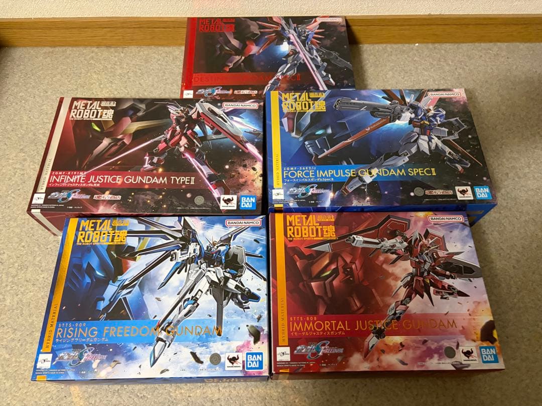 メタルロボット魂 ガンダムSEED FREEDAM5点セット