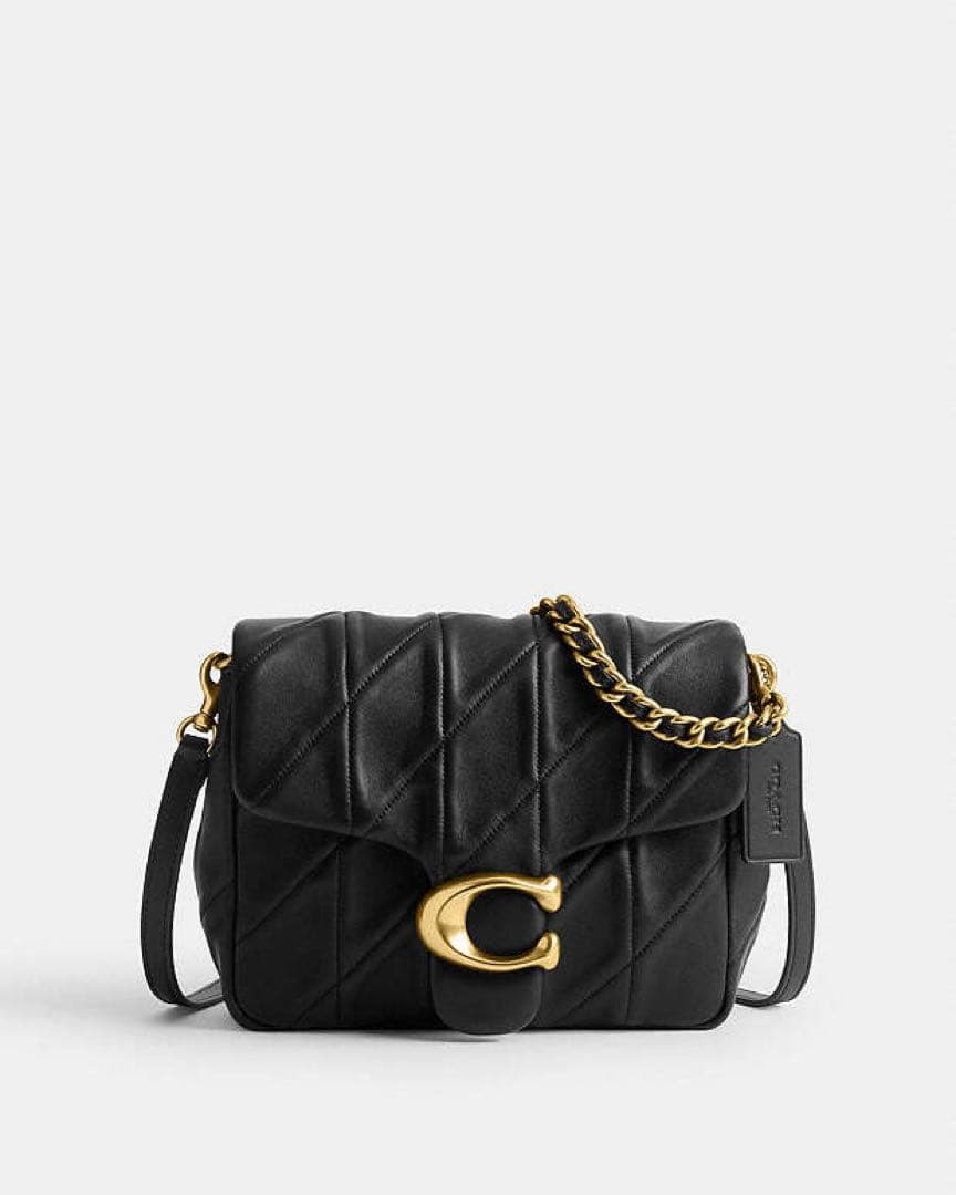 COACH タイムズ スクエア タビー ショルダーバッグ キルティング