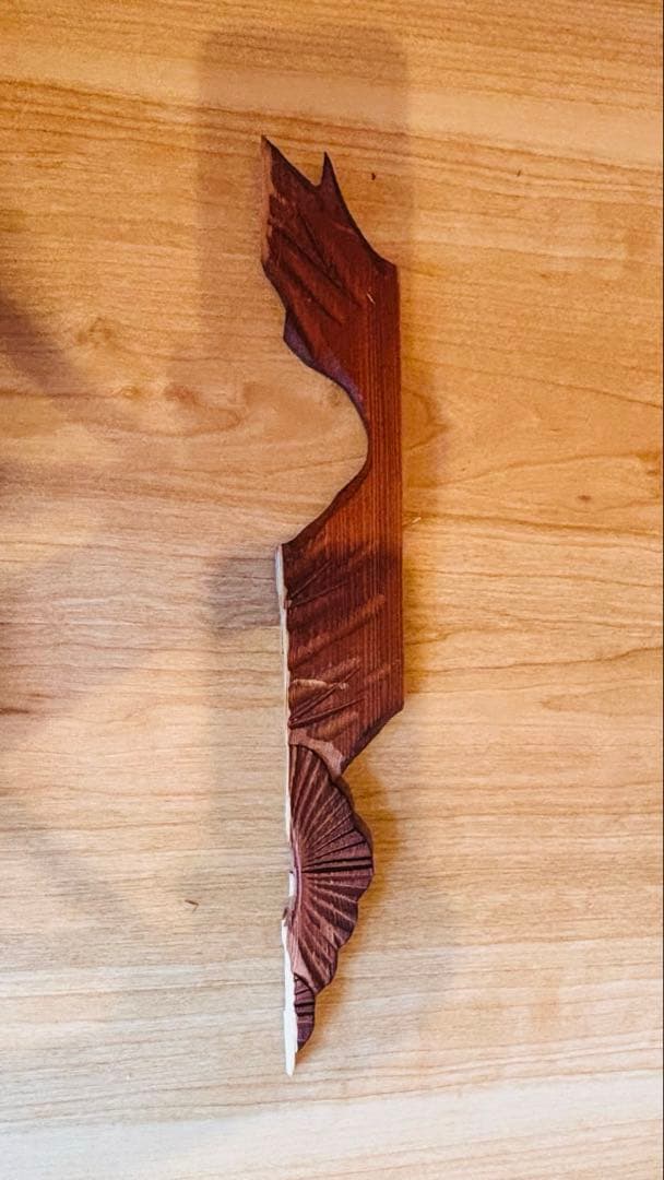 欄間 2枚組 木彫り 松と鷹