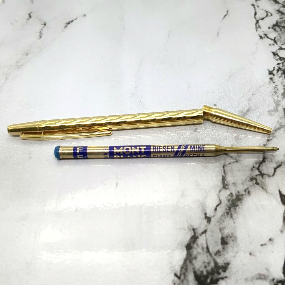 【20金張り】モンブラン ノブレス ゴールド ダイヤモンドカット ドイツ製