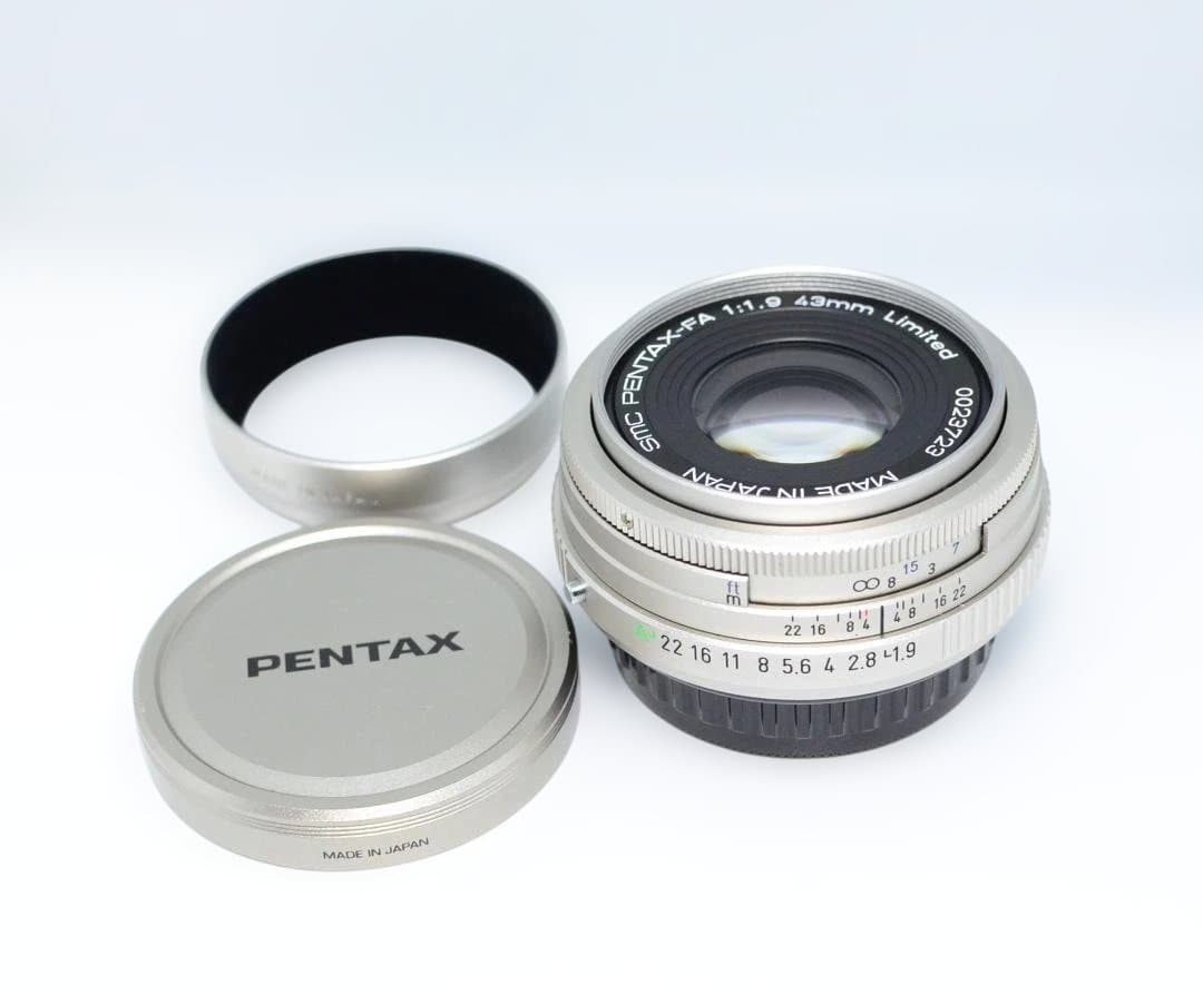 ★極上★SMC PENTAX-FA 43mm F1.9 Kマウント 純正フード