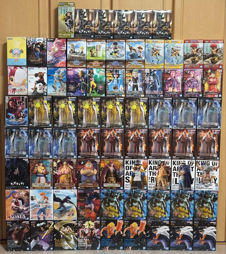 【未開封】ワンピース　フィギュア　73点　まとめ売り