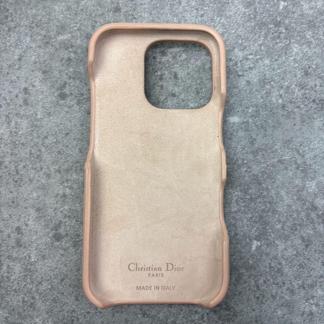 極美品 クリスチャンディオール iPhone16pro カナージュ カバー