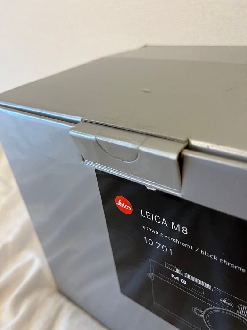 Leica M8ブラッククロームボディ+ 純正レンズフィルターUV/IR E39