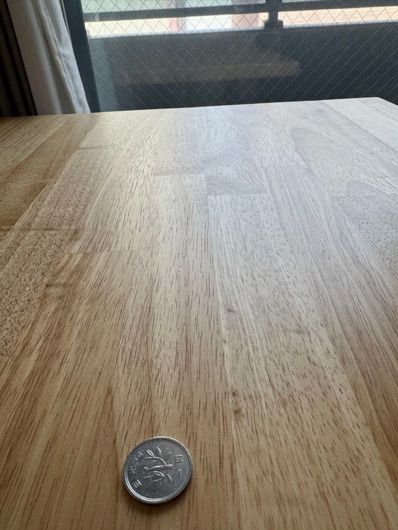 【KANADEMONO】THE TABLE/ラバーウッド ナチュラル