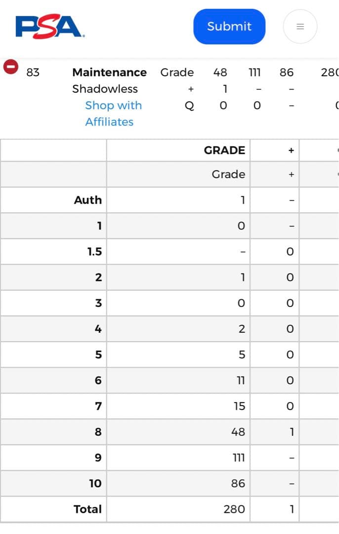 鑑定美品 PSA8 メンテナンス シャドーレス 珍ポケモンカード ポケカ トレカ