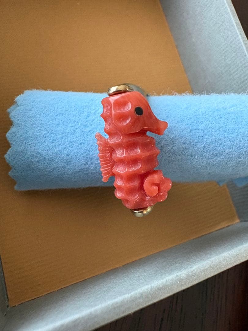 ALIITA タツノオトシゴ　コーラルリング15号